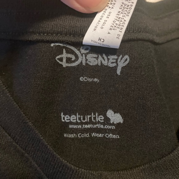 Disneys Tinkerbell Black Women’s Tee Shirt - Picture 4 of 7